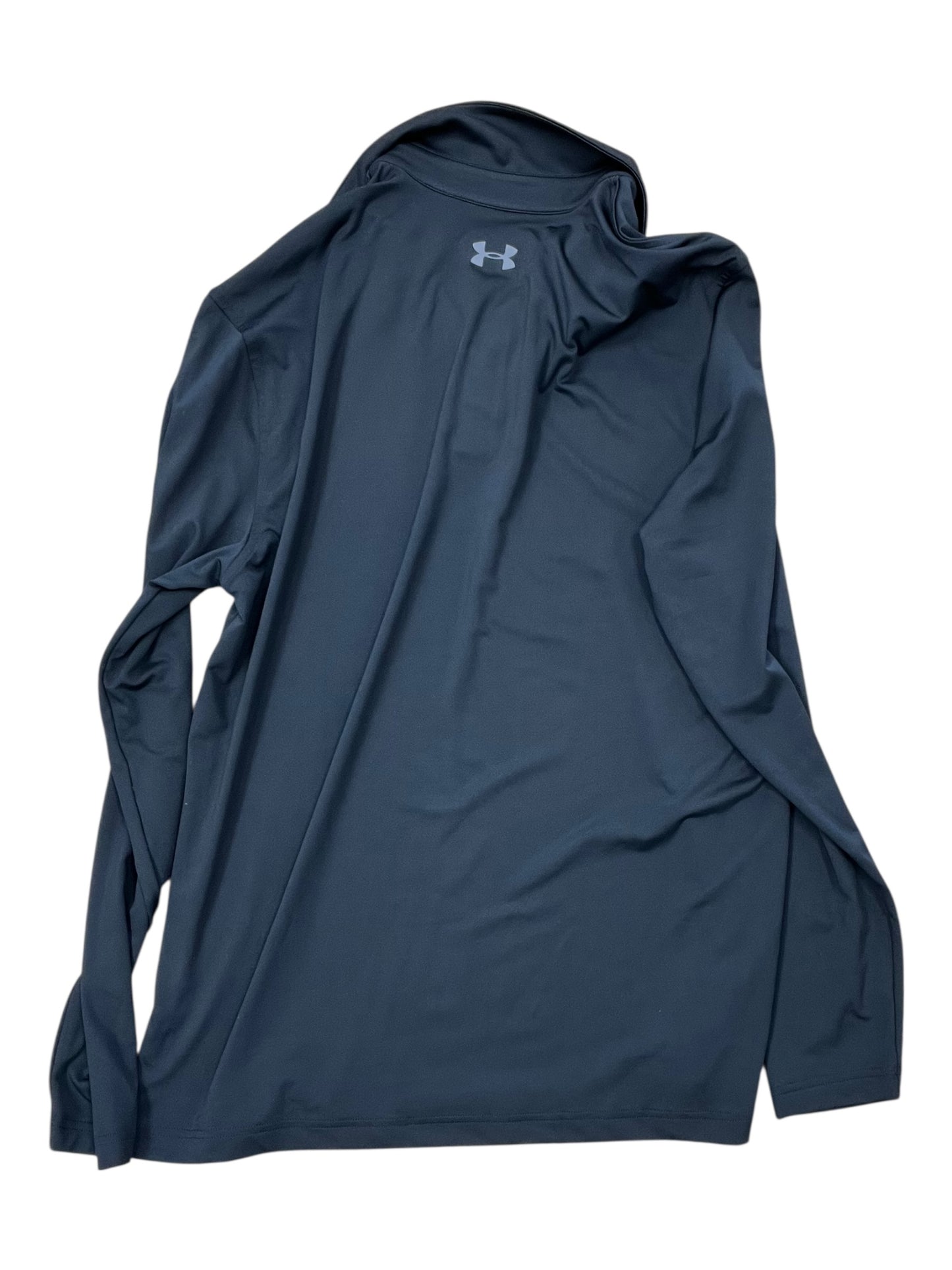Athletic Top Ls Collar By Under Armour In Black, Size:M