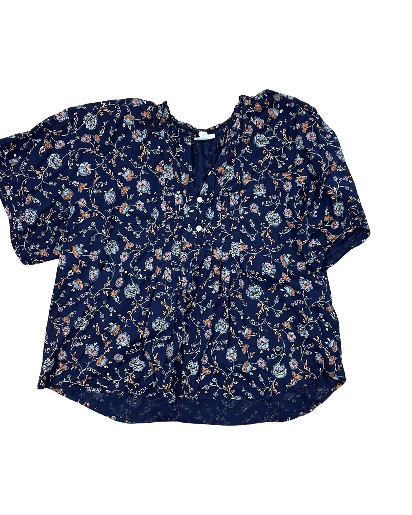 Top Ss By Ana In Blue, Size:1X