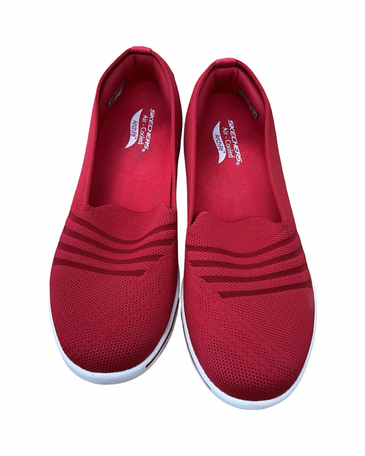Shoes Flats By Skechers In Red, Size:8