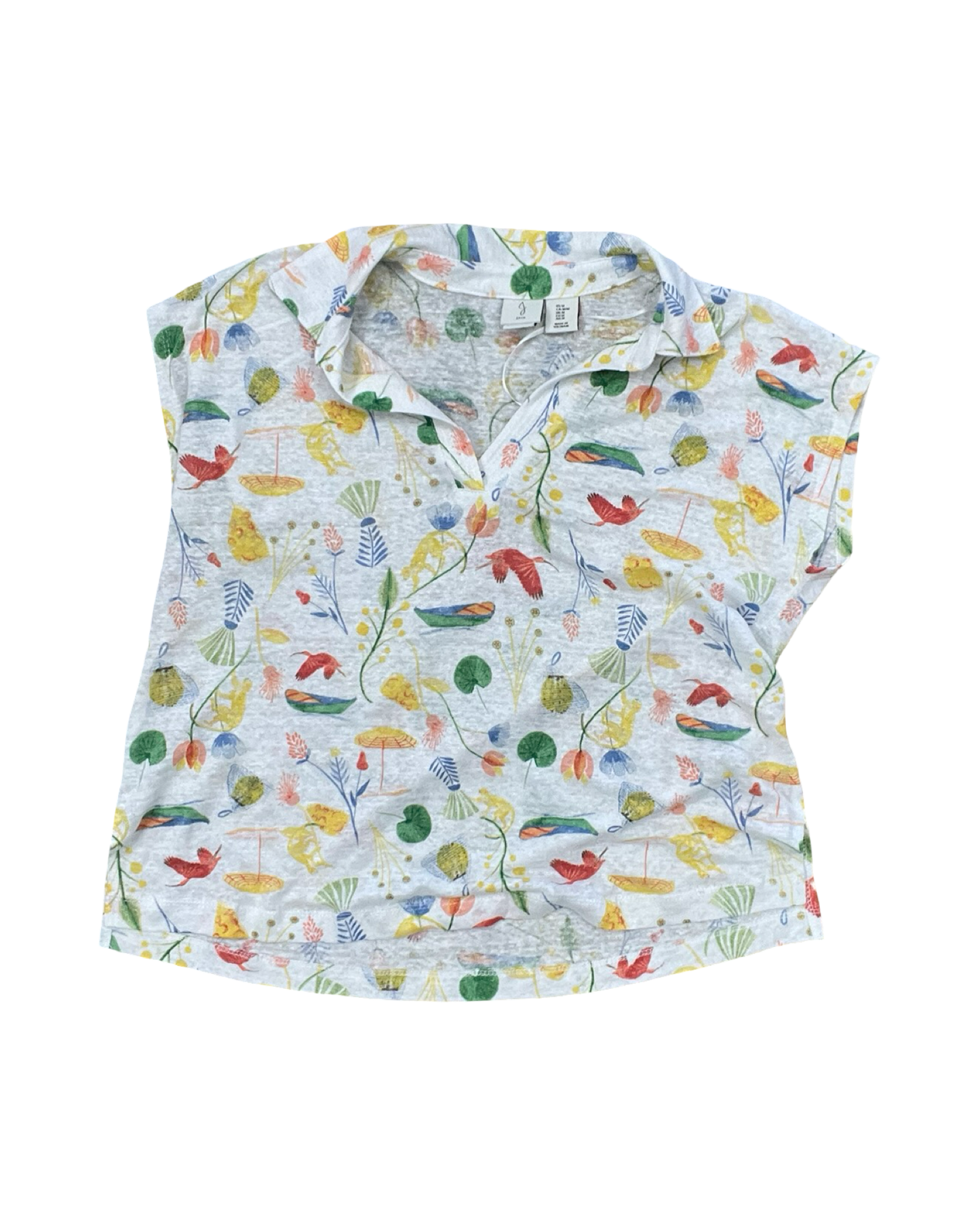 Top Sleeveless By Joie In White, Size:M