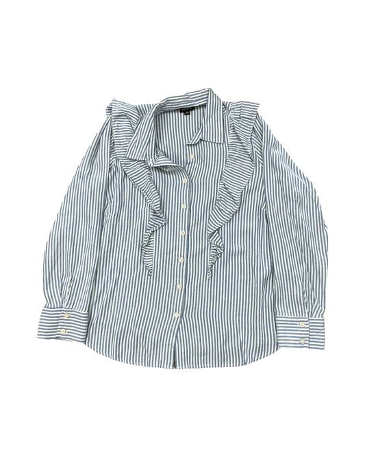 Top Ls By Torrid In Blue & White, Size:L