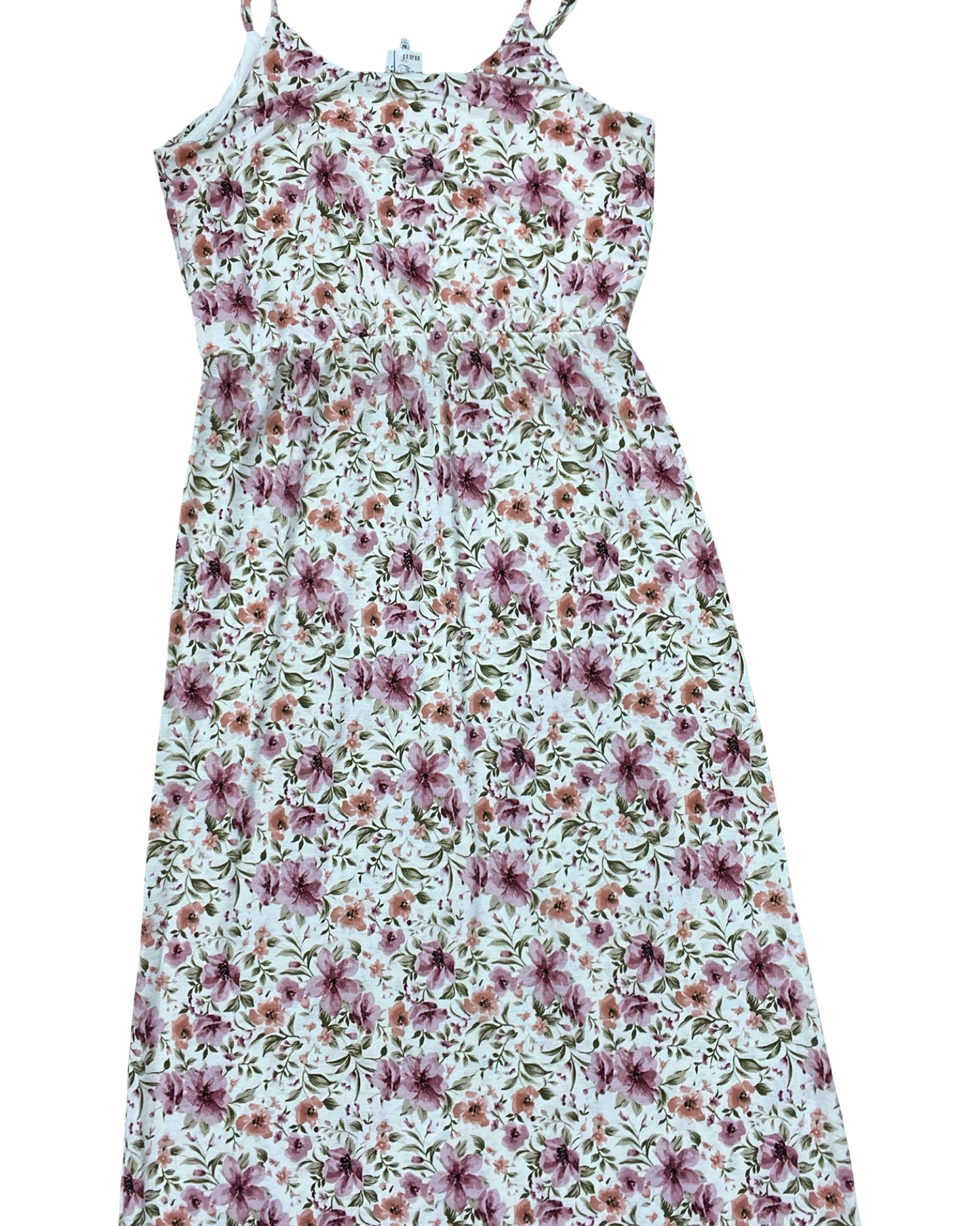 Dress Casual Maxi By Naif In Cream & Pink, Size:M