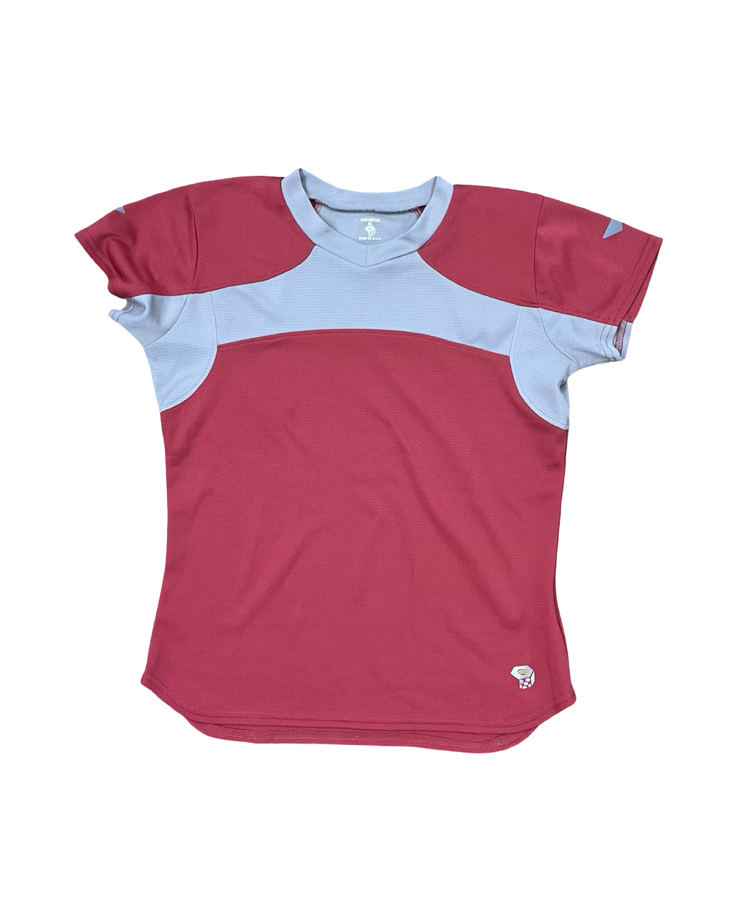 Top Ss By Clothes Mentor In Grey & Red, Size:M