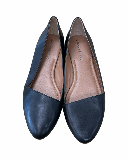 Shoes Flats By Lucky Brand In Black, Size:9.5