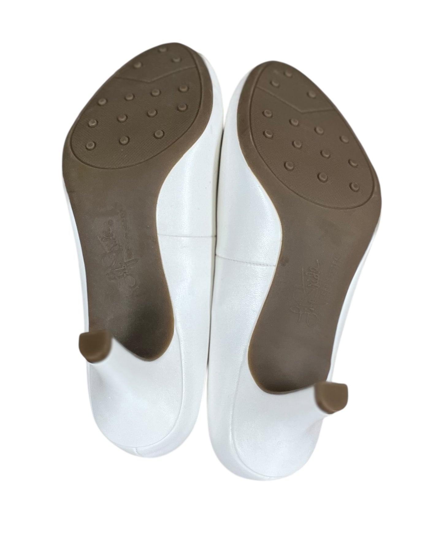 Shoes Heels Kitten By Life Stride In White, Size:7