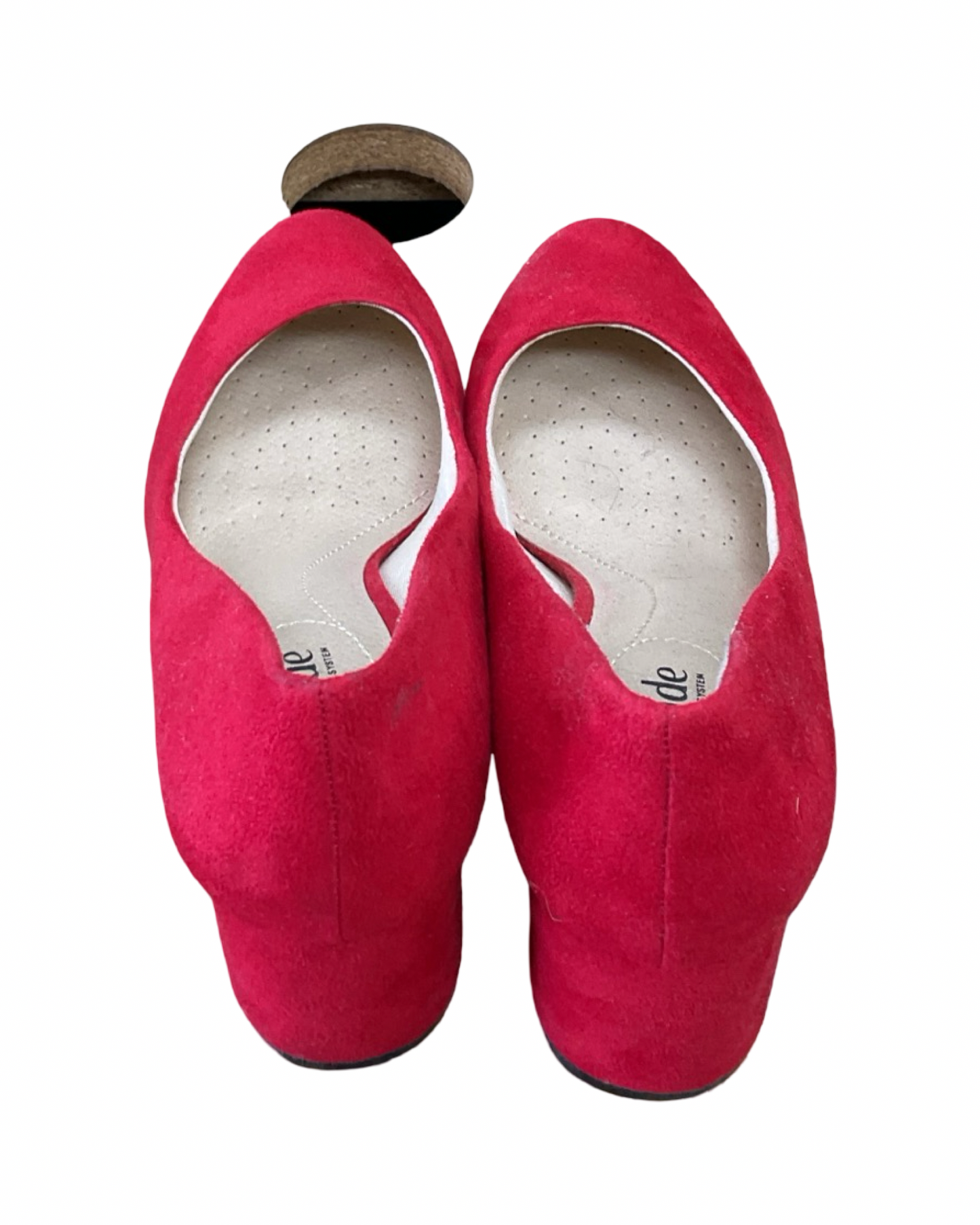 Shoes Heels Block By Clothes Mentor In Red, Size:9