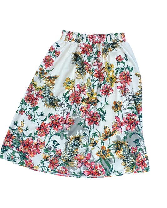 Skirt Midi By Roolee In Floral Print, Size:S