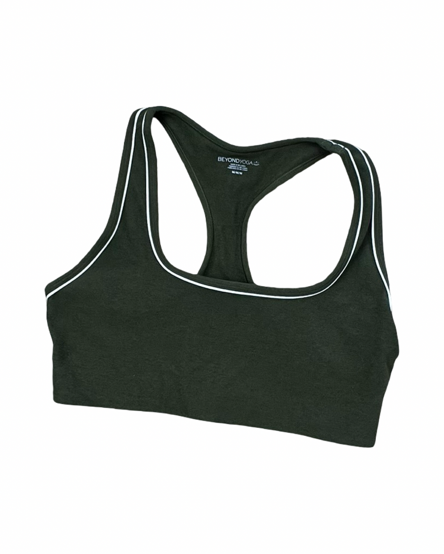 Athletic Bra By Beyond Yoga In Green, Size:M