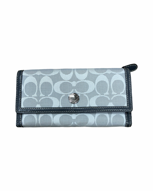 Wallet Designer By Coach In Grey, Size:Medium