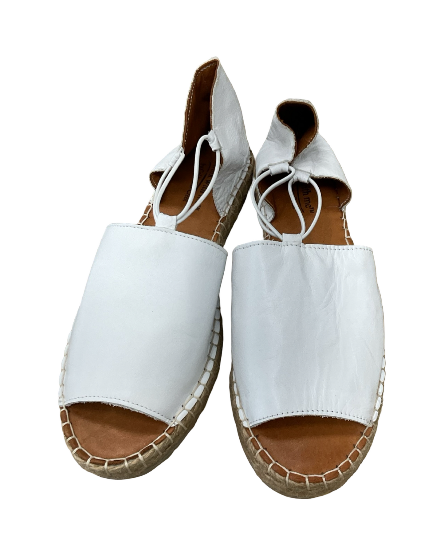 Sandals Flats By Coldwater Creek In White, Size:10.5