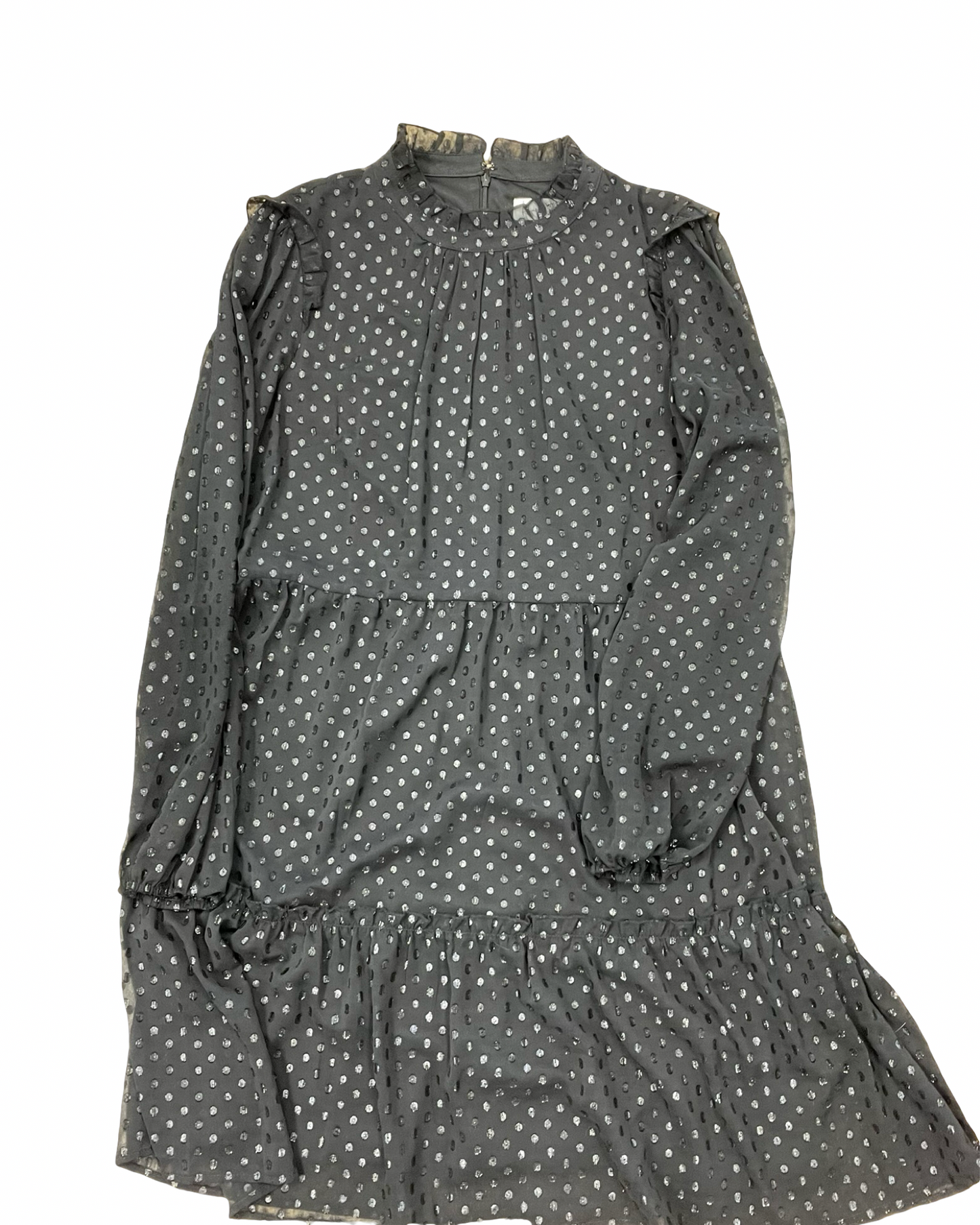 Dress Party Midi By Clothes Mentor In Black, Size:L