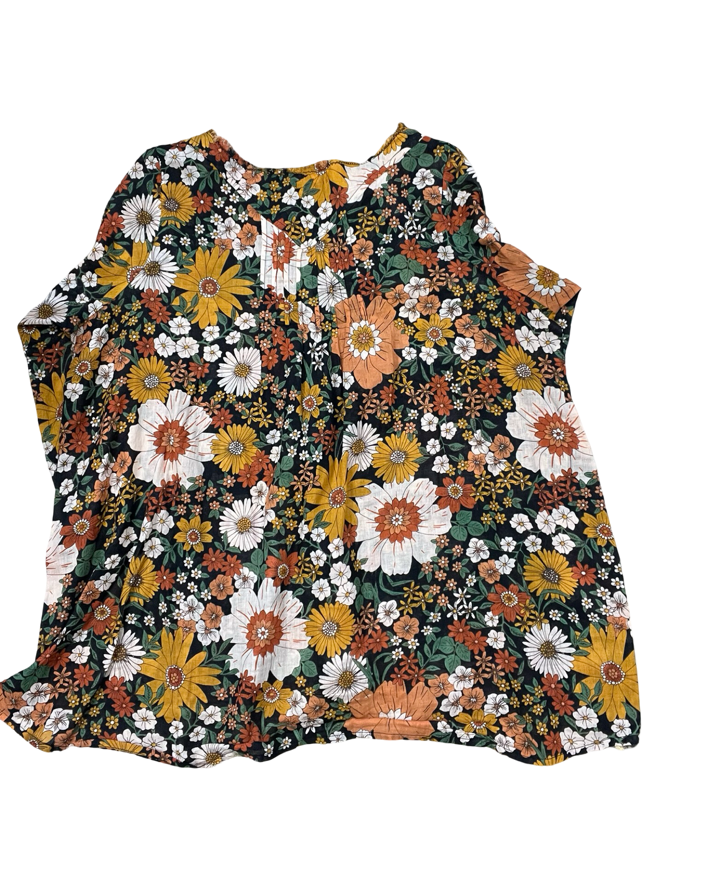 Top Ls By Natural Life In Floral Print, Size:Xl