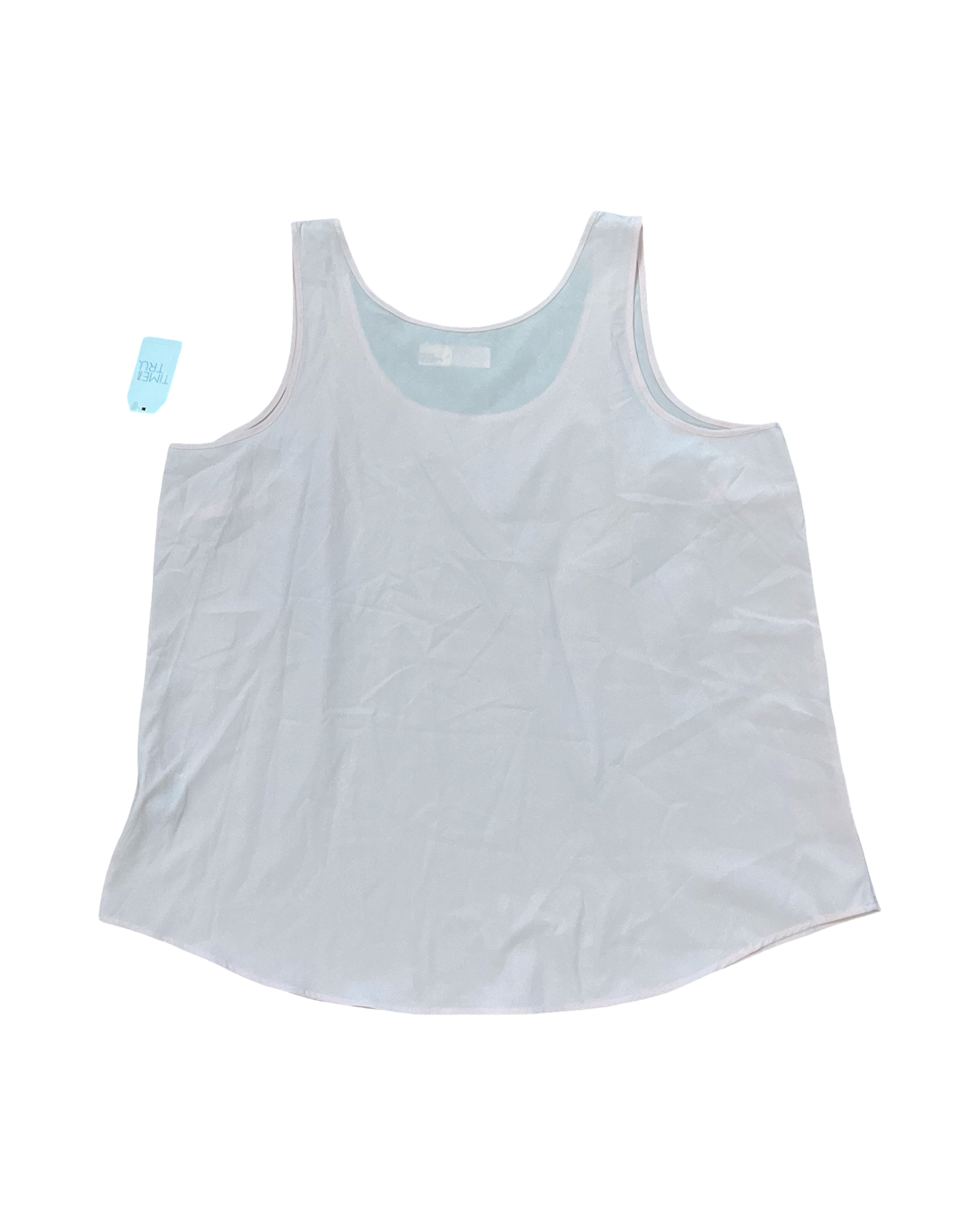 Top Cami By Time And Tru In Peach, Size:2X