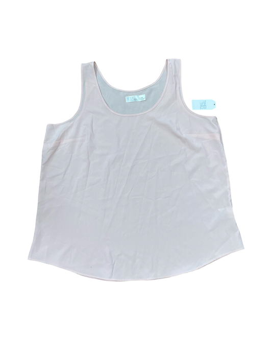 Top Cami By Time And Tru In Peach, Size:2X