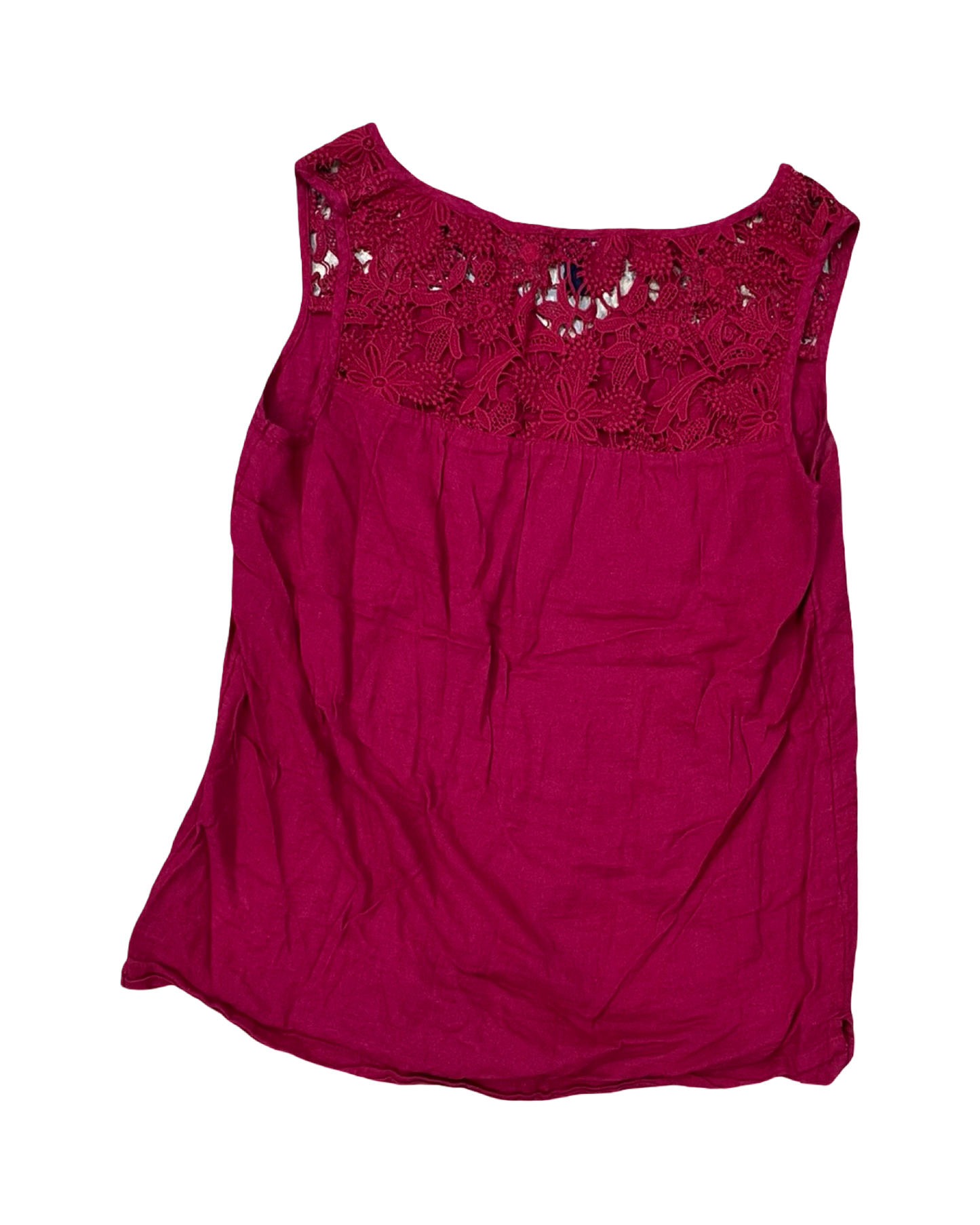 Top Sleeveless By Gap In Pink, Size:S