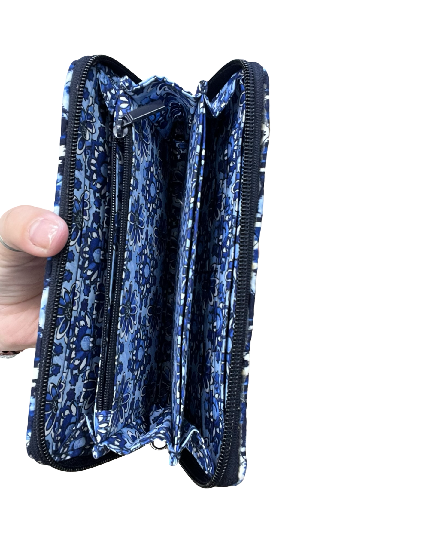 Wallet By Vera Bradley In Blue, Size:Medium