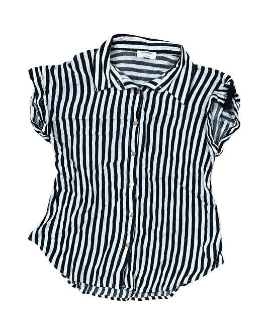 Top Ss By The Workshop In Blue & White, Size:L