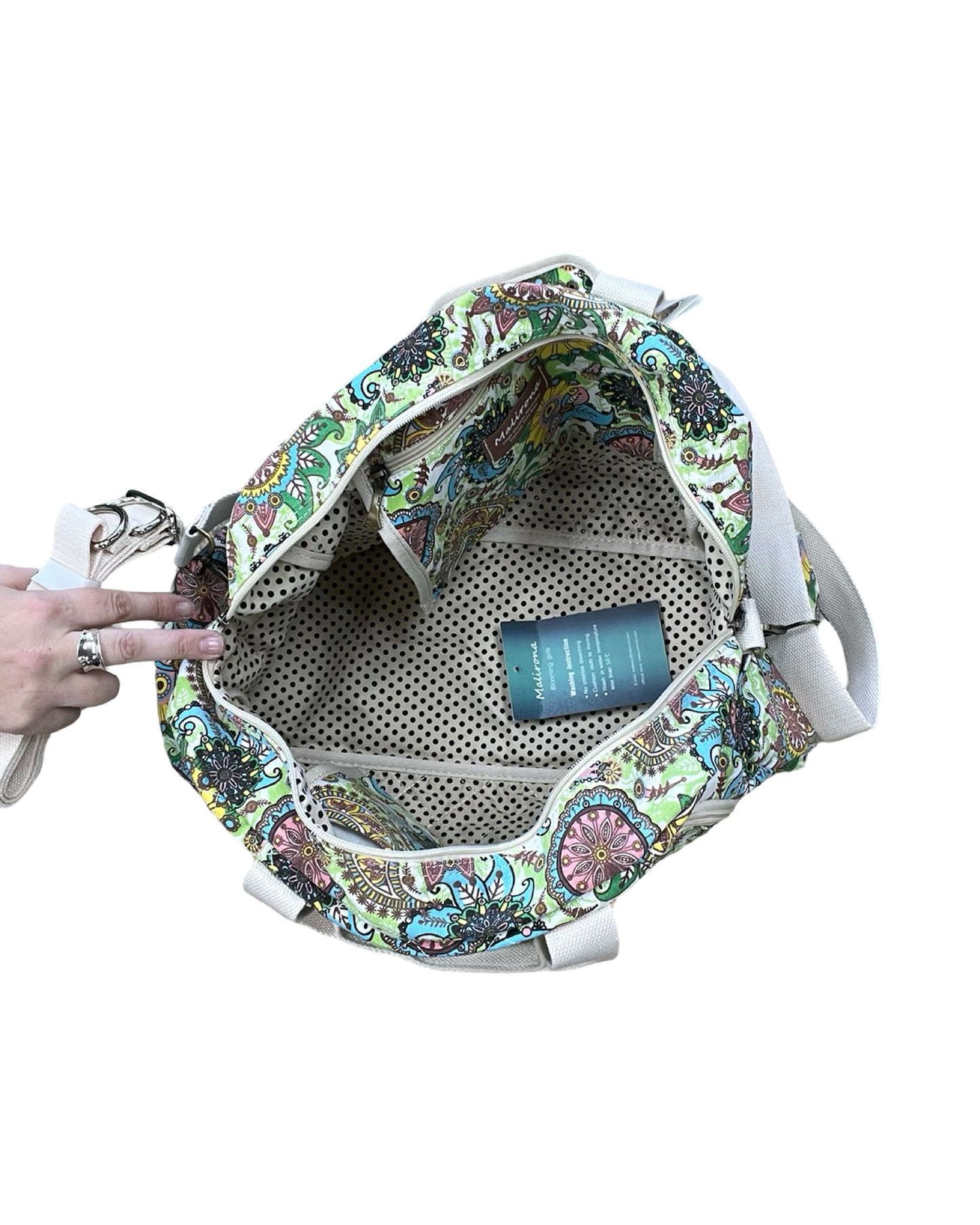 Tote By Clothes Mentor In Floral Print, Size:Large