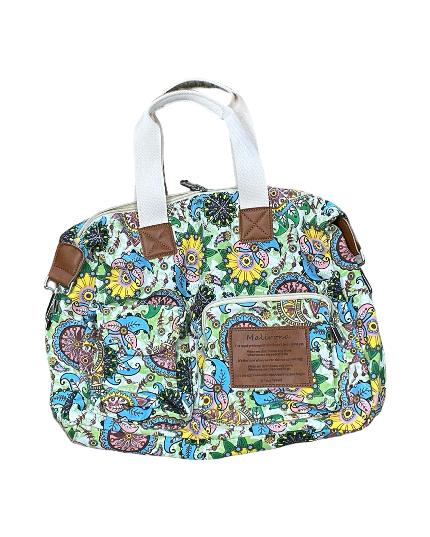 Tote By Clothes Mentor In Floral Print, Size:Small