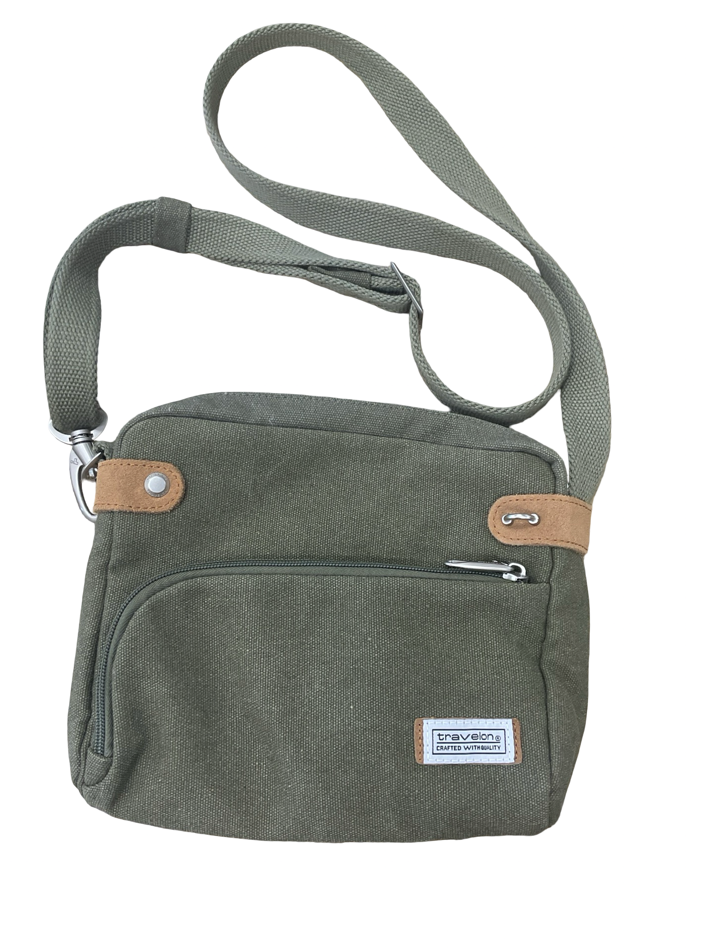 Crossbody By Travelon In Green, Size:Medium