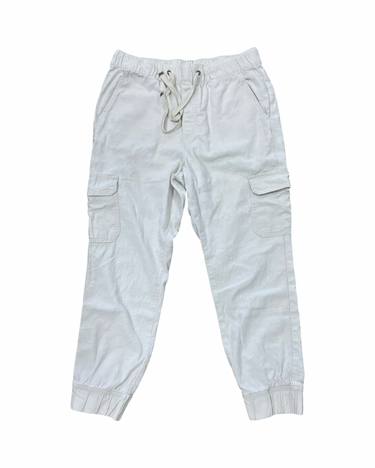 Pants Cropped By St Johns Bay In Cream, Size:M