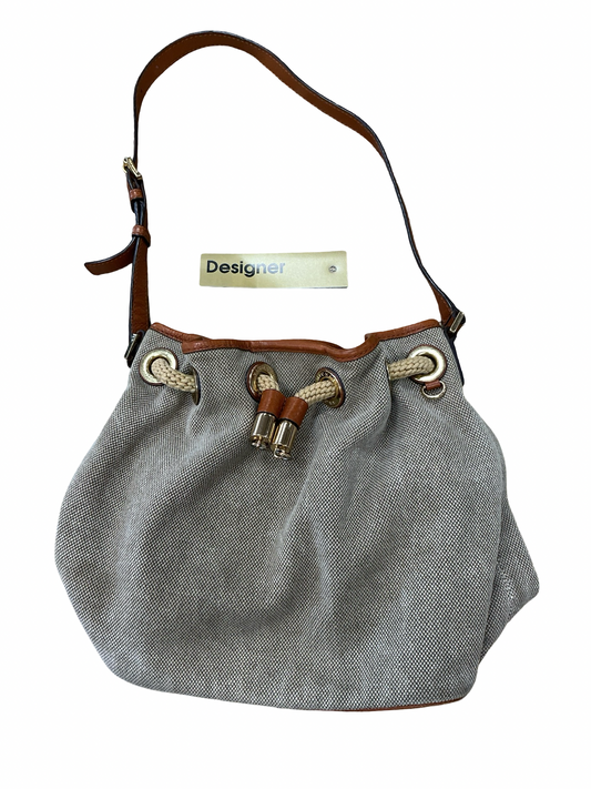 Crossbody Designer By Michael Kors In Brown & Tan, Size:Medium