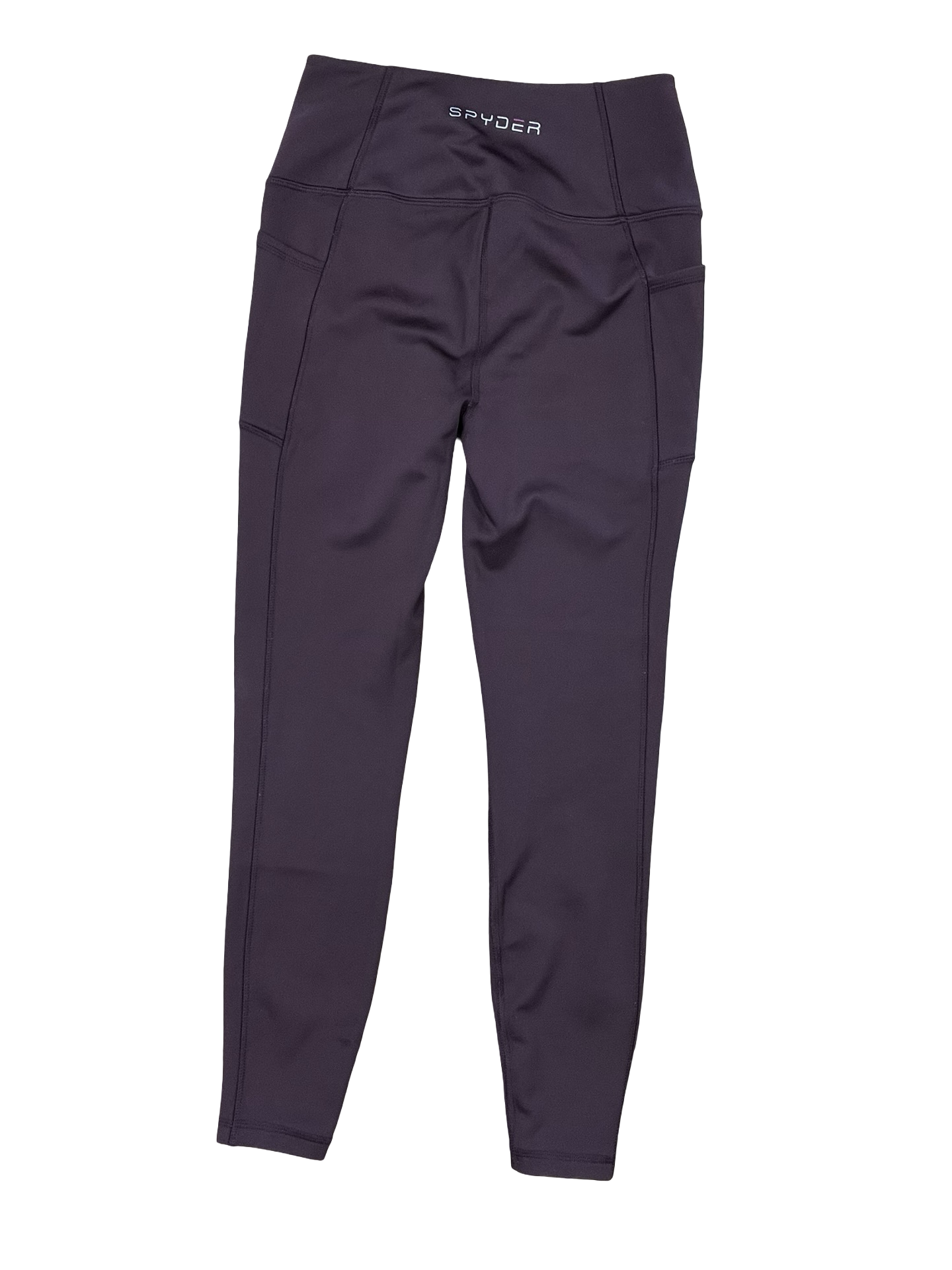 Athletic Leggings By Spyder In Maroon, Size:S