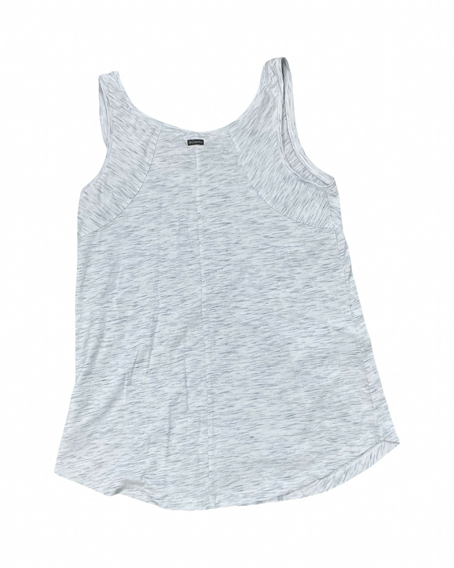 Top Sleeveless By Columbia In Grey & White, Size:M