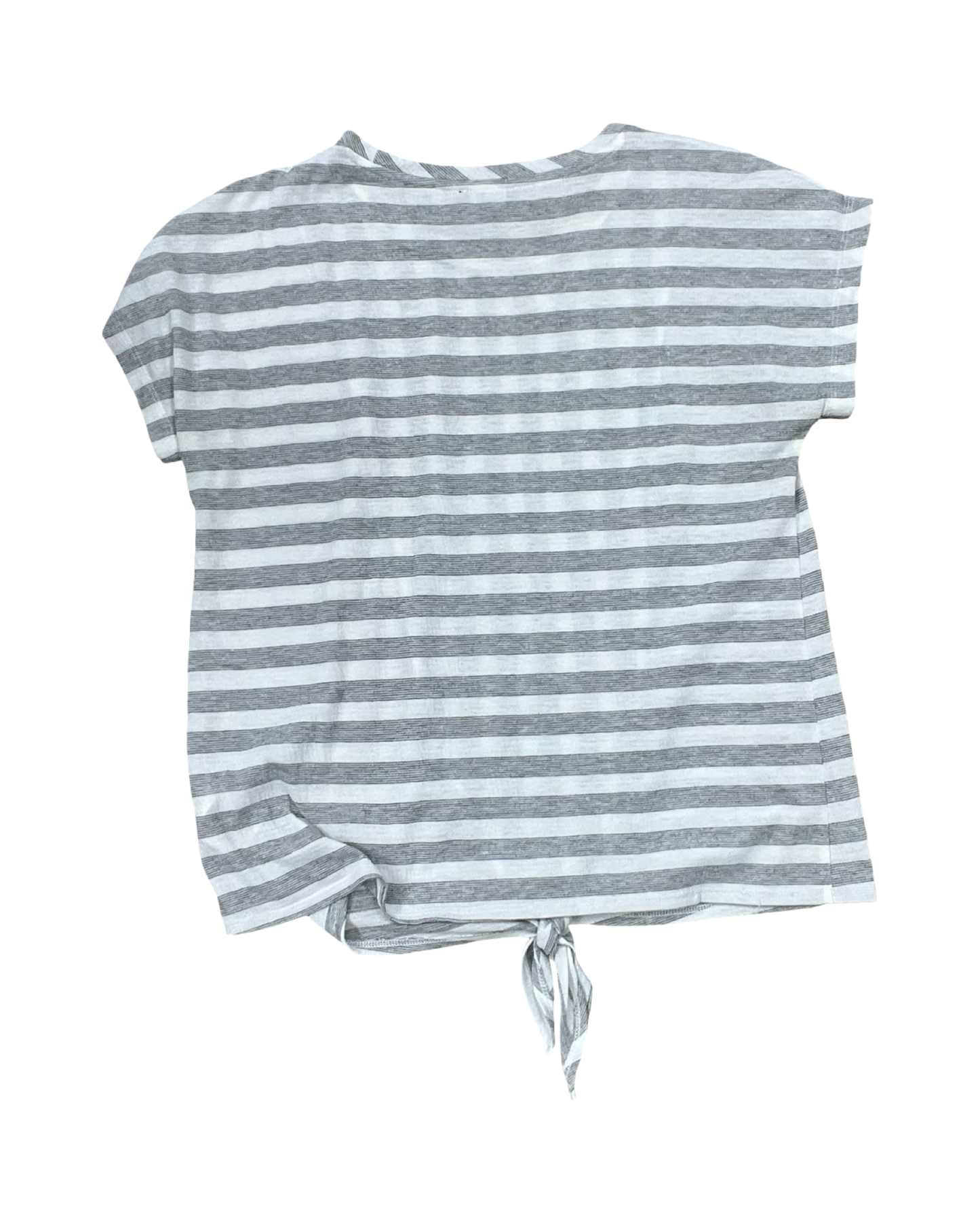 Top Ss By Jones New York In Grey & White, Size:S