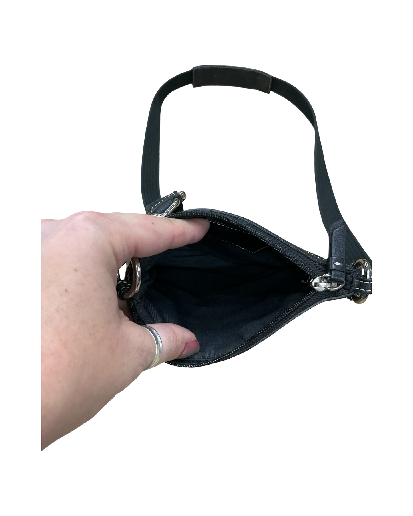 Crossbody Designer By Coach In Black, Size:Small