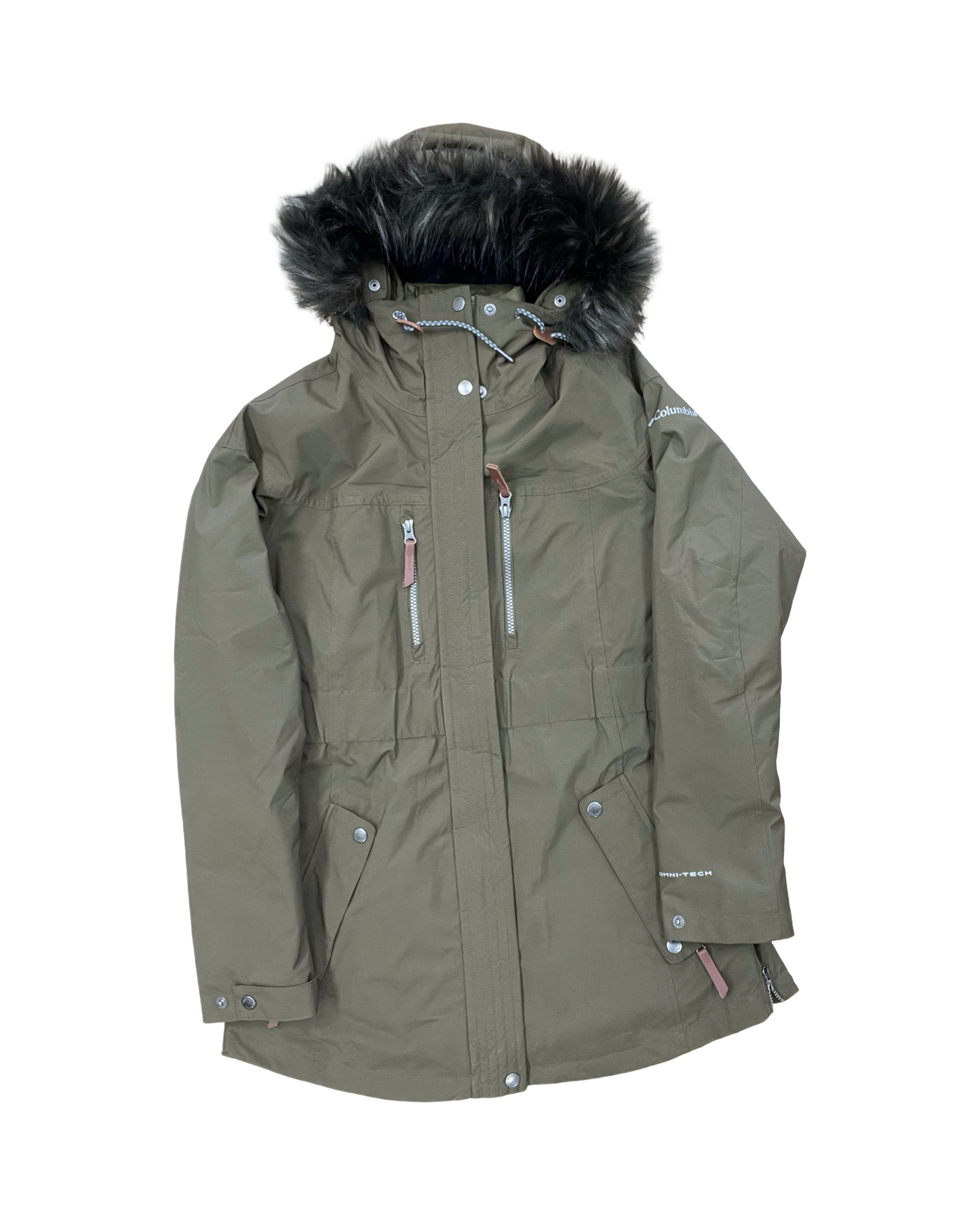 Coat Puffer & Quilted By Columbia In Green, Size:S
