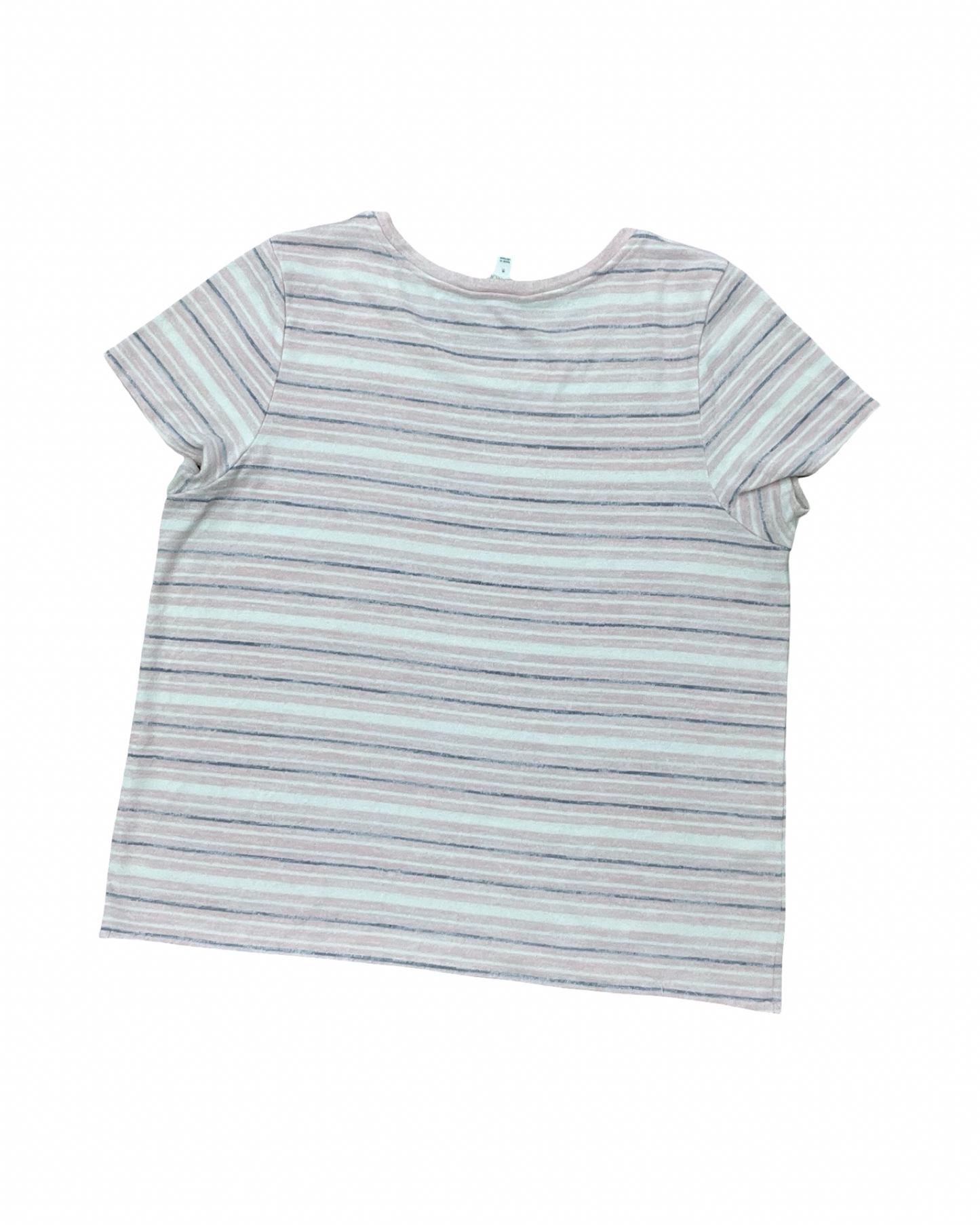 Top Ss Basic By Market & Spruce In Pink & White, Size:Xl