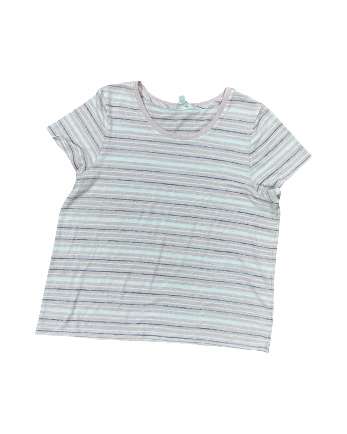 Top Ss Basic By Market & Spruce In Pink & White, Size:Xl