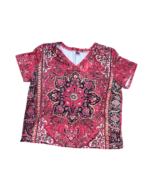Top Ss By Shein In Red, Size:Xl