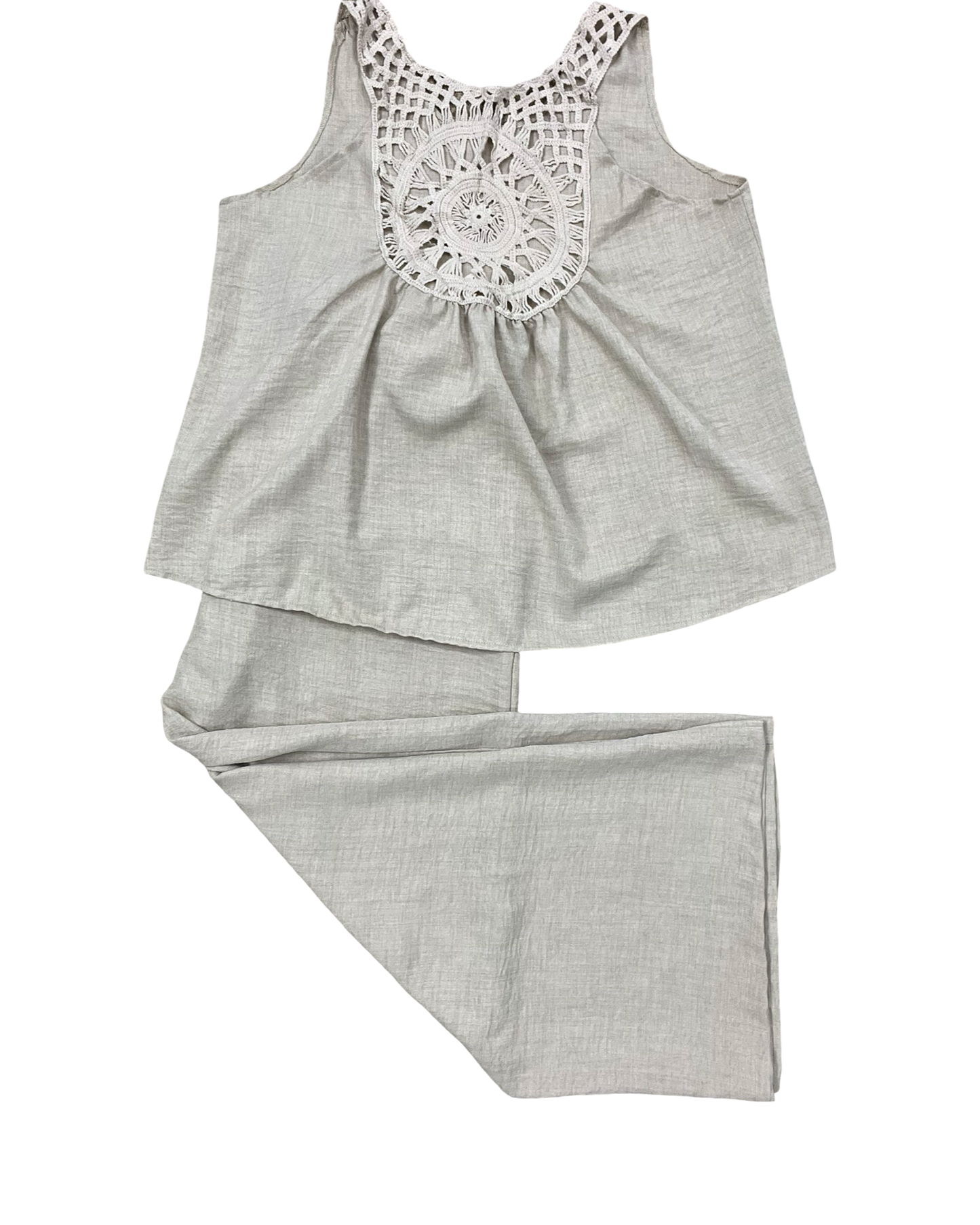 Lounge Set Pants By Shein In Tan, Size:Xl