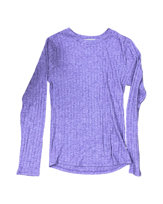 Top Ls By Zenana In Purple, Size:M
