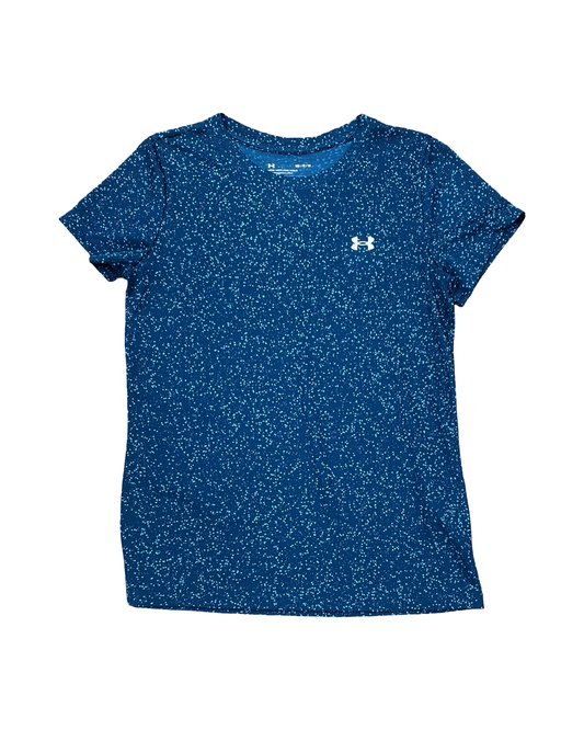 Athletic Top Ss By Under Armour In Blue, Size:M