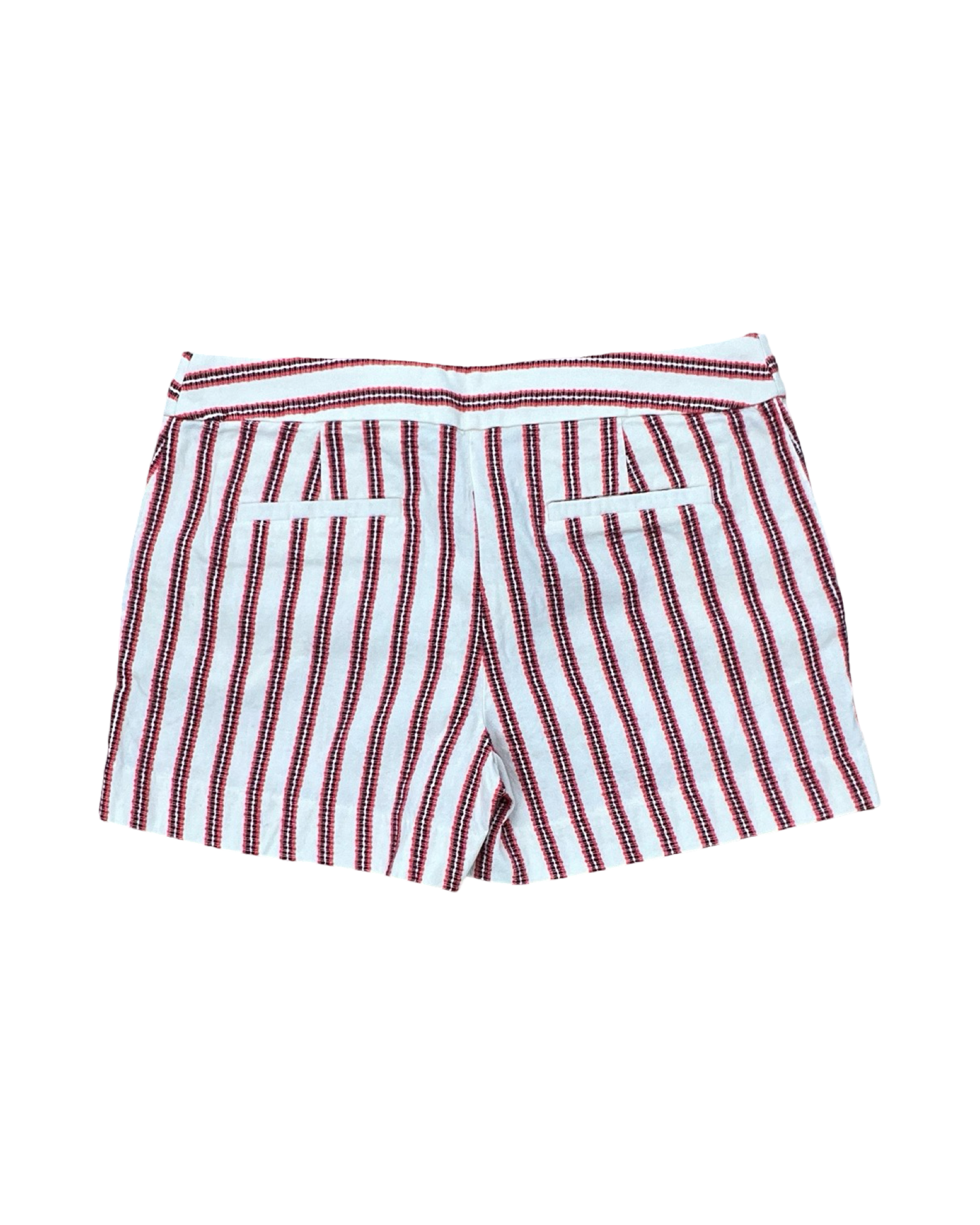 Shorts By Loft In Cream & Red, Size:4