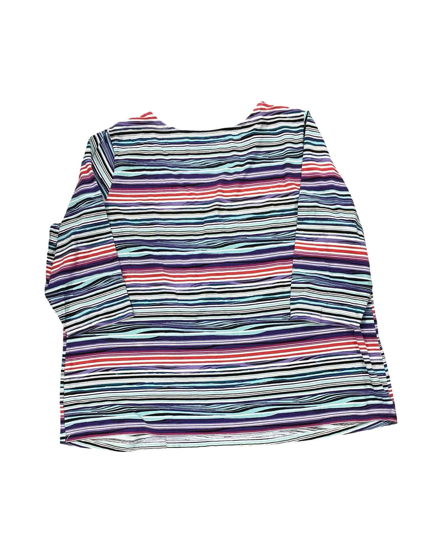 Top 3/4 Sleeve By Jessica London In Multi, Size:3X