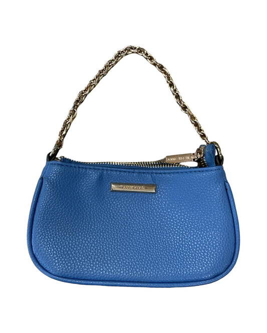 Handbag By Anne Klein In Blue, Size:Small