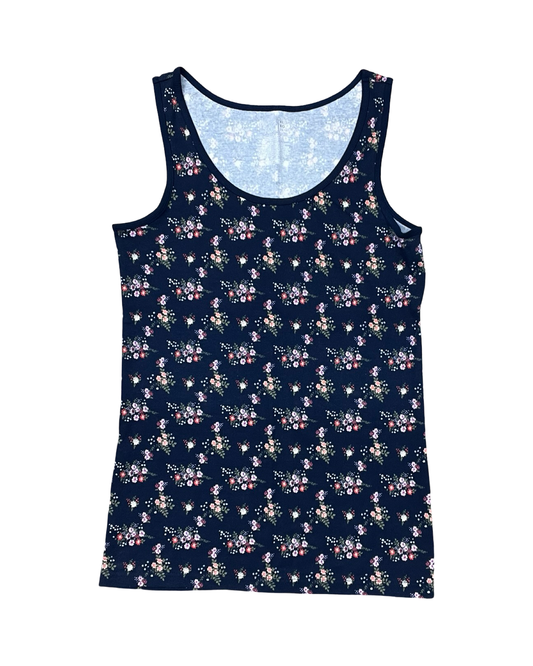 Tank Top By Time And Tru In Navy, Size:Xl