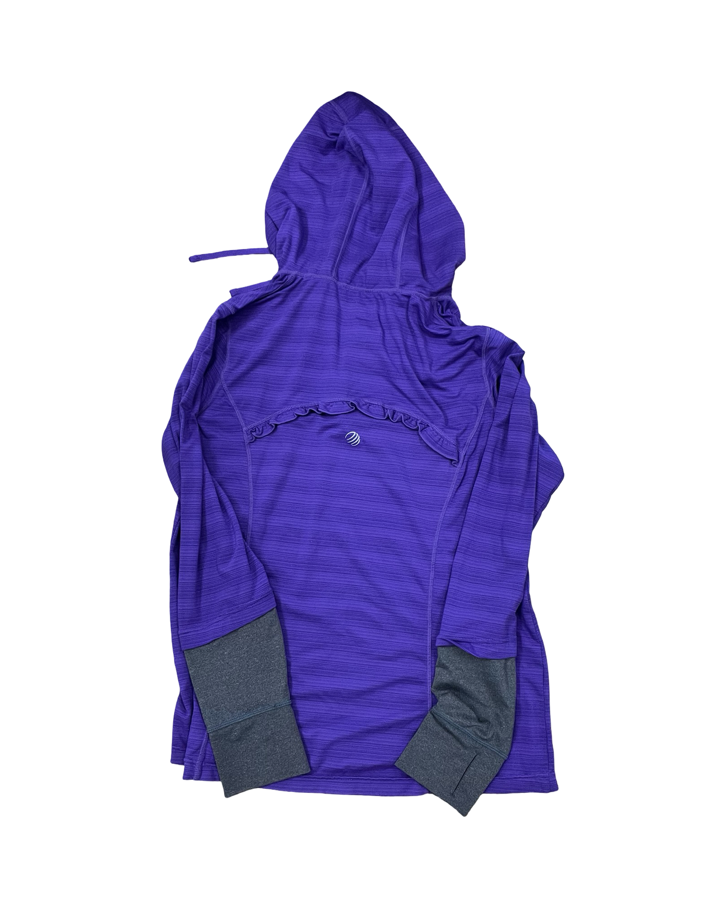 Athletic Top Ls Collar By Mpg In Purple, Size:L