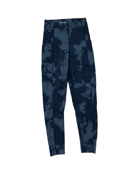 Athletic Leggings By Sweaty Betty In Black & Grey, Size:S