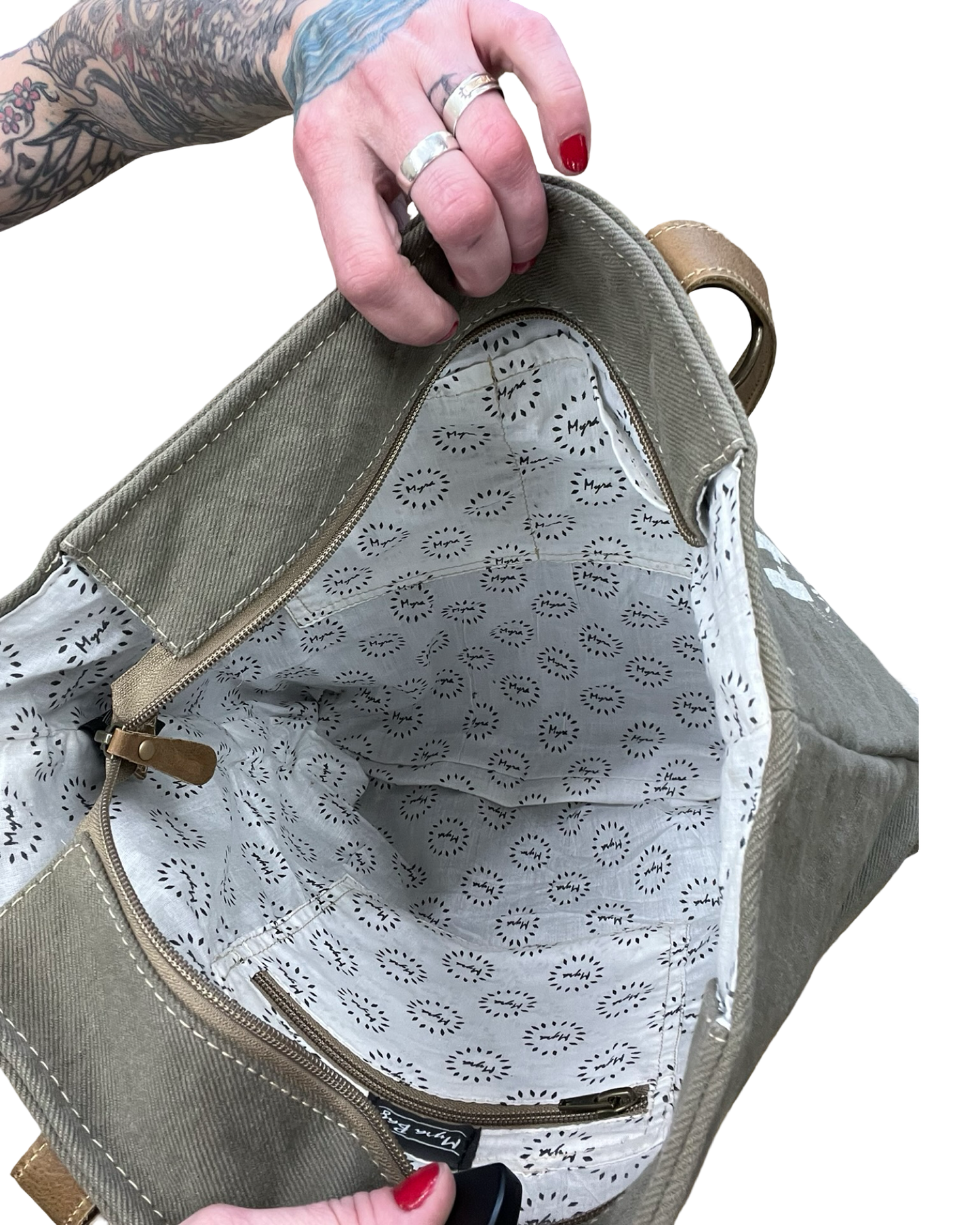 Tote By Myra In Green, Size:Large