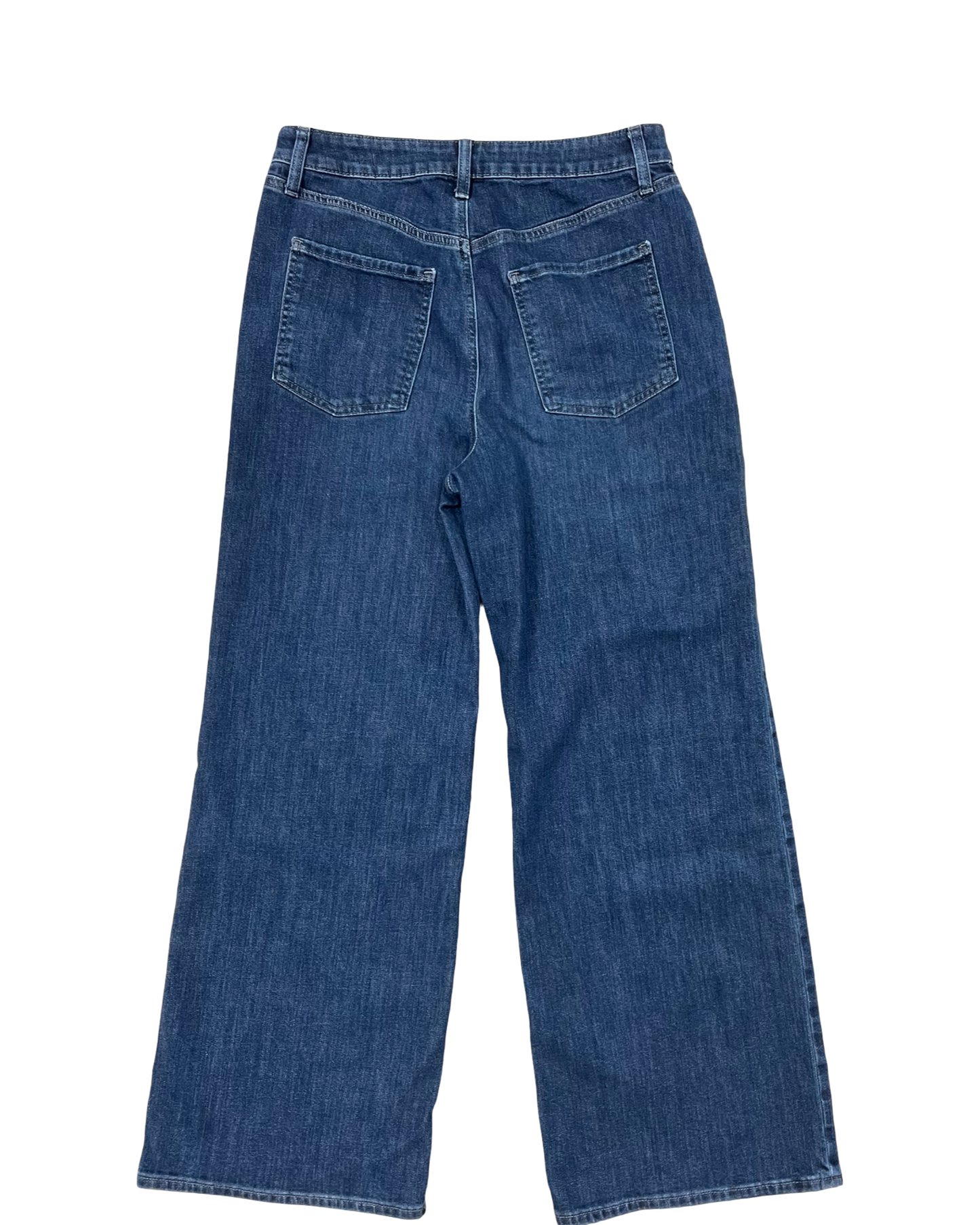 Jeans Wide Leg By Chicos In Blue Denim, Size:8
