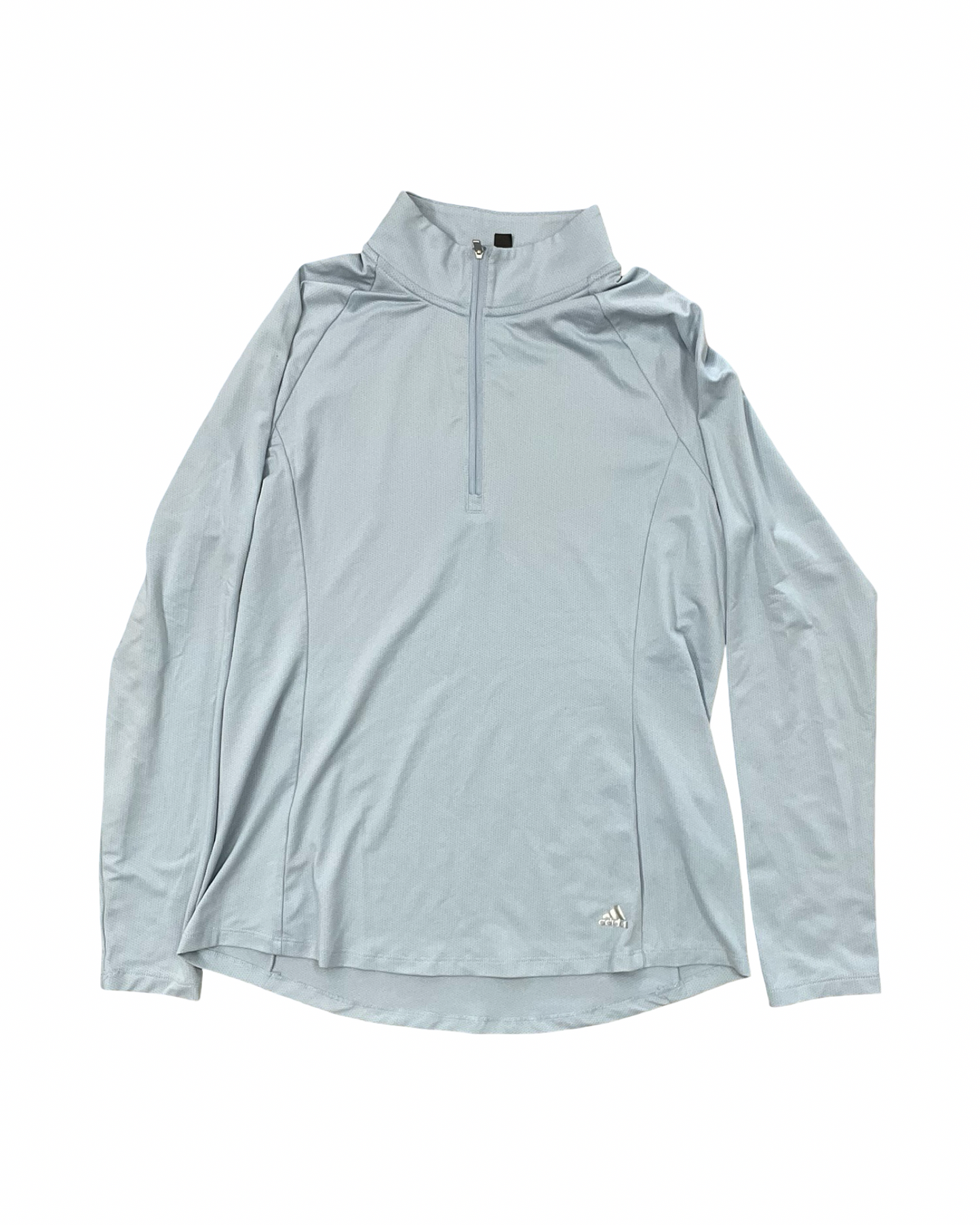 Athletic Top Ls Collar By Adidas In Blue, Size:L