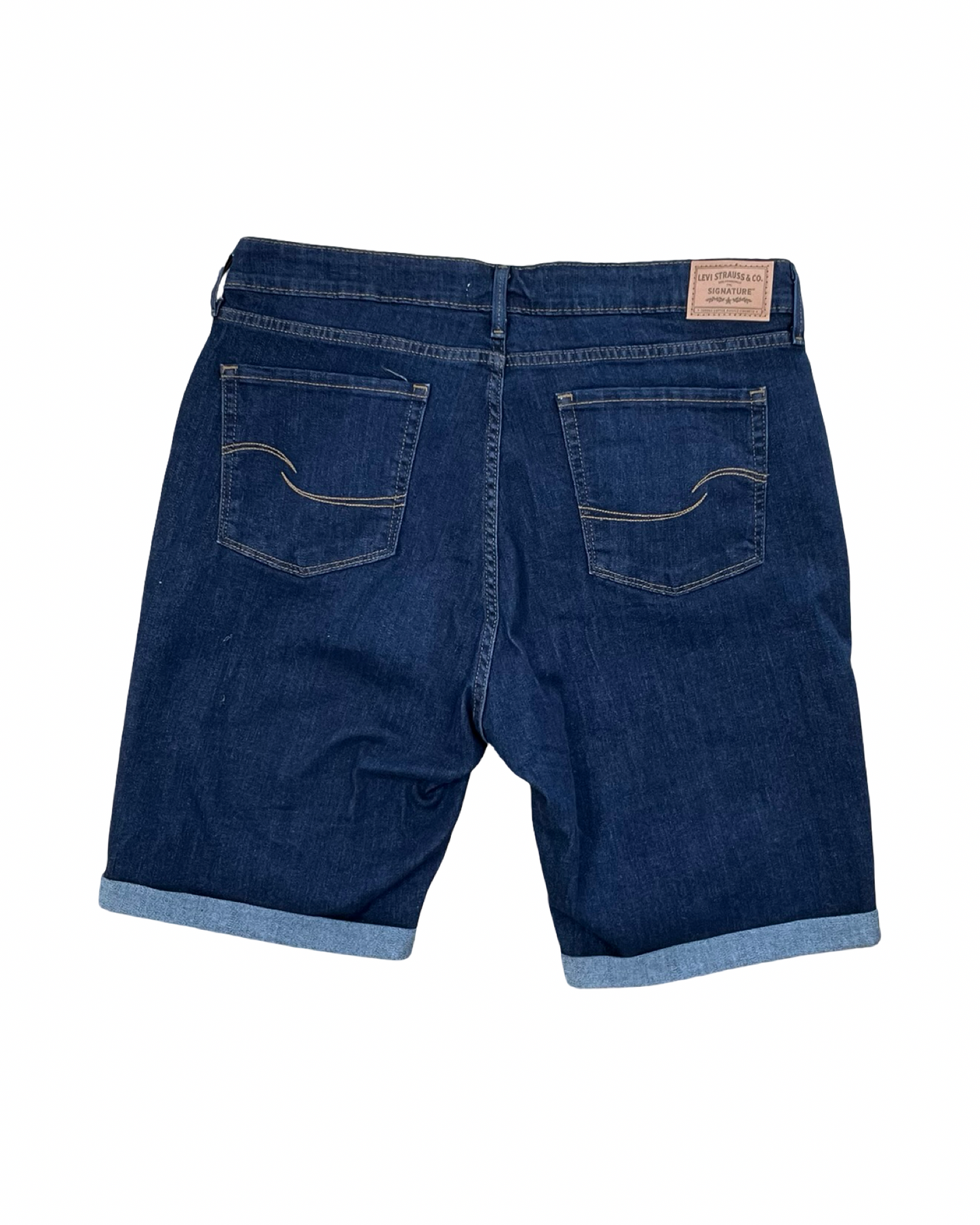 Shorts By Levis In Blue Denim, Size:16