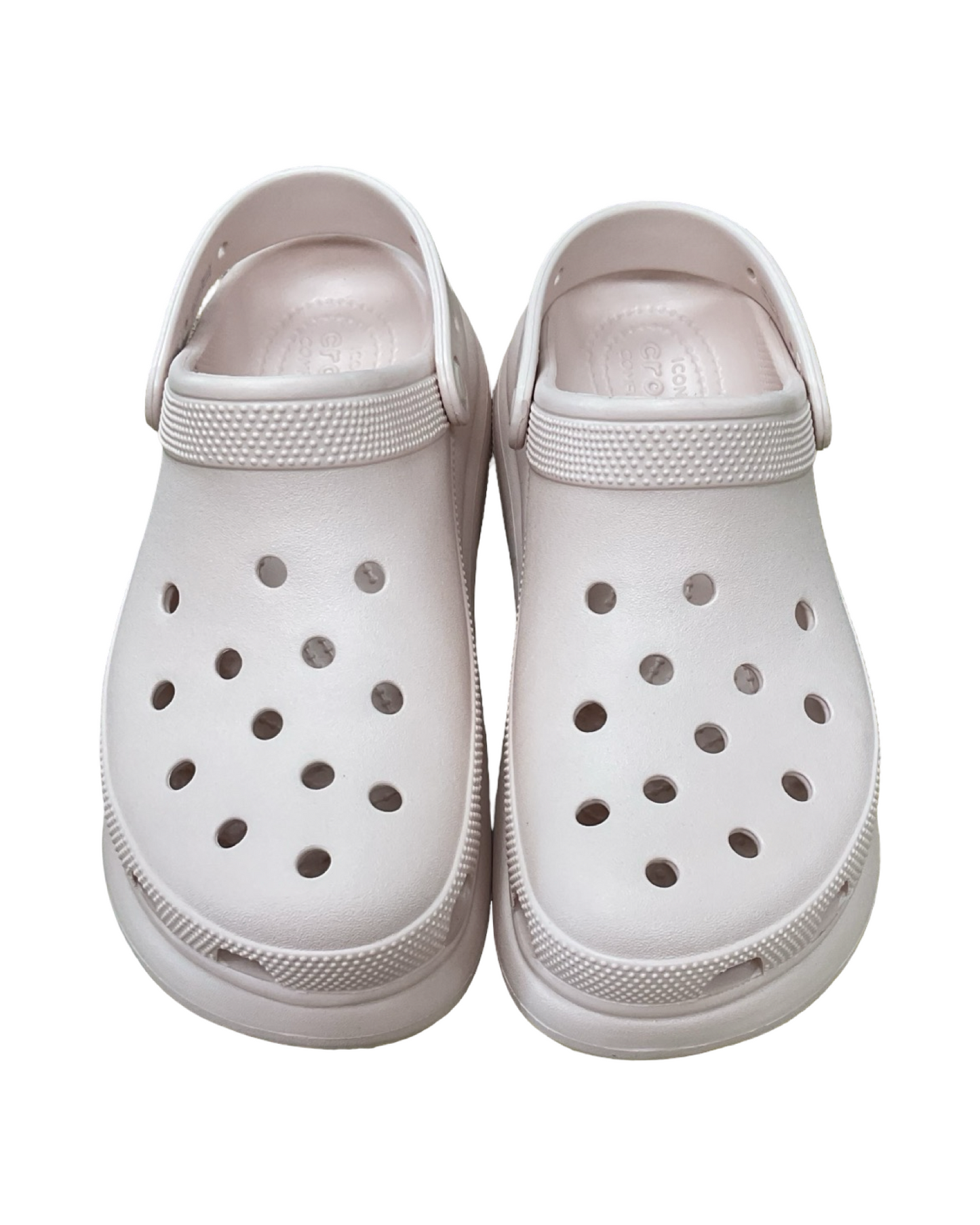 Shoes Heels Platform By Crocs In Pink, Size:10