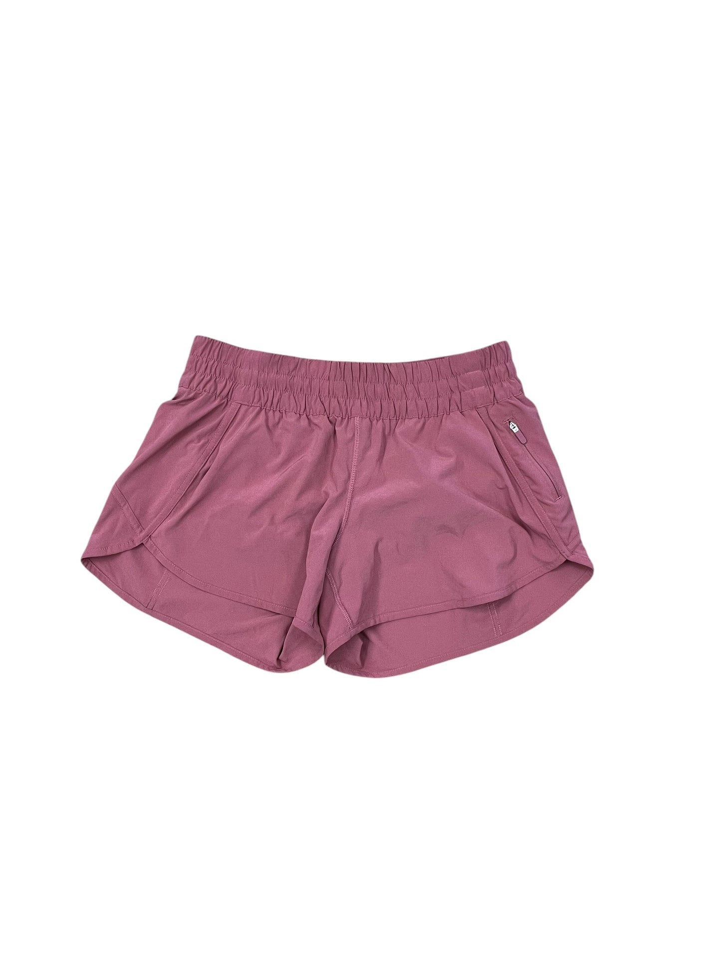 Athletic Shorts By Lululemon In Pink, Size:10