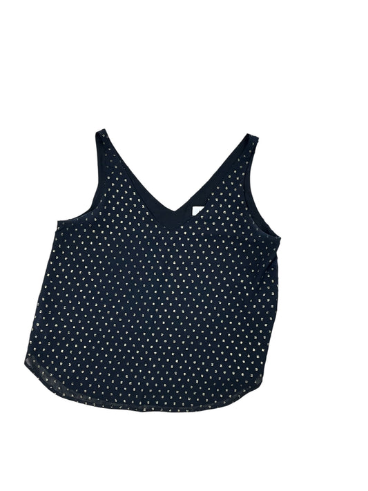 Tank Top By Loft In Black & Gold, Size:M